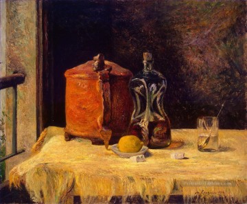 À la fenêtre A la fenetre Post Impressionism Paul Gauguin nature morte Peinture à l'huile